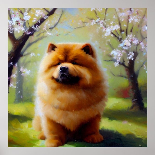 Póster Chow Chow Dog (Frente)