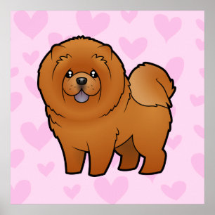Póster Chow Chow Love