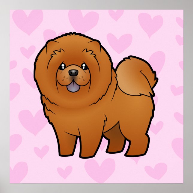 Póster Chow Chow Love (Frente)