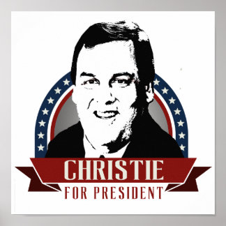 PÓSTER CHRIS CHRISTIE 2016 SPANGLE