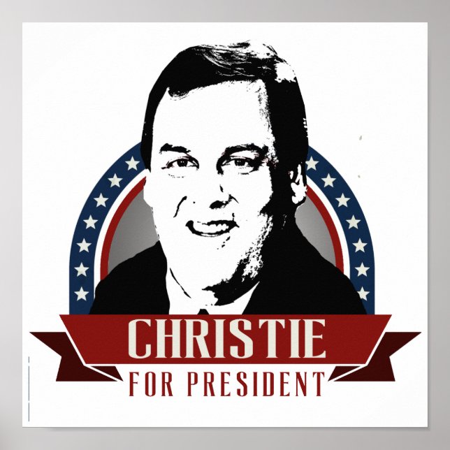 PÓSTER CHRIS CHRISTIE 2016 SPANGLE (Frente)