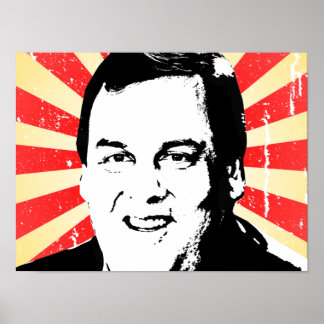 PÓSTER CHRIS CHRISTIE PROPAGANDA