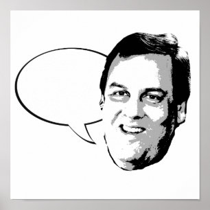 Póster CHRIS CHRISTIE TALK BUBBLE -.png