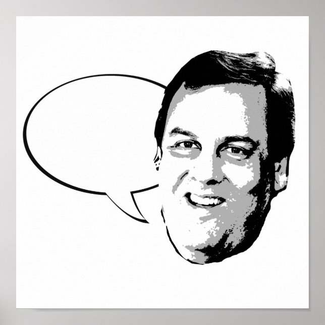 Póster CHRIS CHRISTIE TALK BUBBLE -.png (Frente)