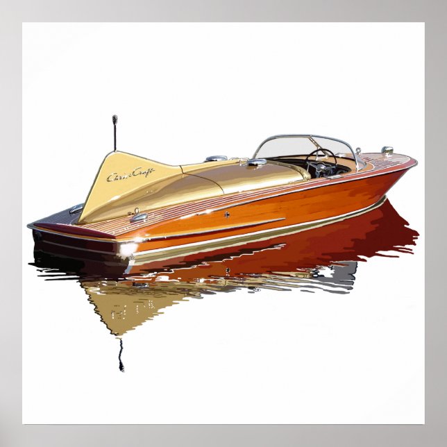 Póster Chris Craft Cobra (Frente)