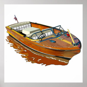 Póster Chris Craft Continental