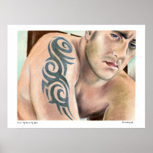 Póster "Chris" My Face on My Space series