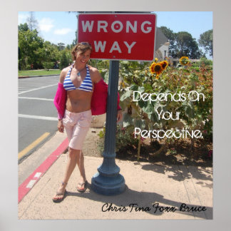 Póster Chris Tina Foxx Bruce Depende De Tu Perspectiva