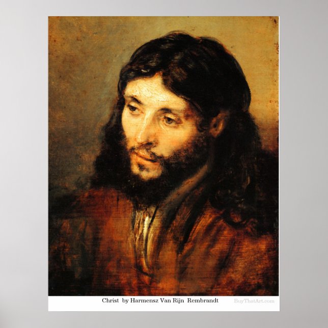 Póster Christ  by Harmensz Van Rijn Rembrandt (Frente)