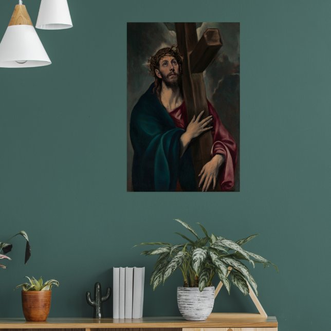 Póster Christ Carrying the Cross (Dark) Poster (Salón 1)