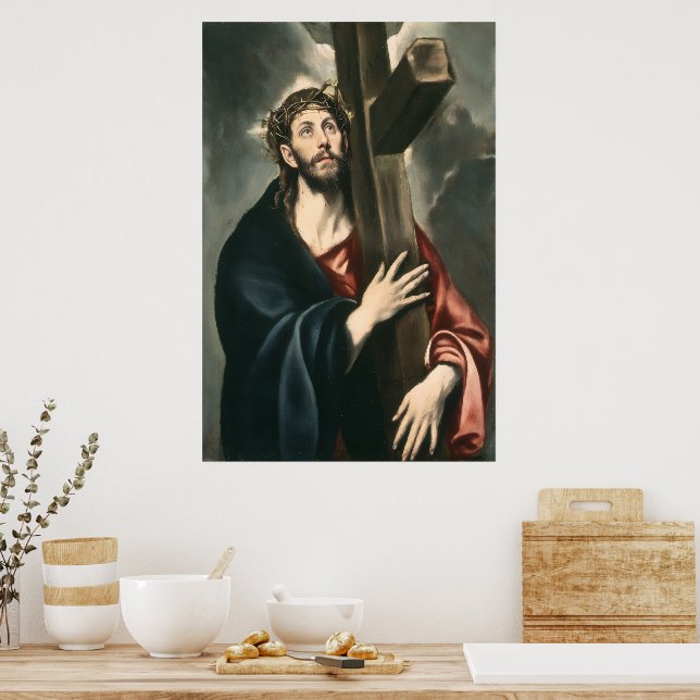 Póster Christ Carrying the Cross (Light 2) Poster (Cocina)