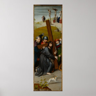 Póster Christ Carrying the Cross, with the Crucifixion