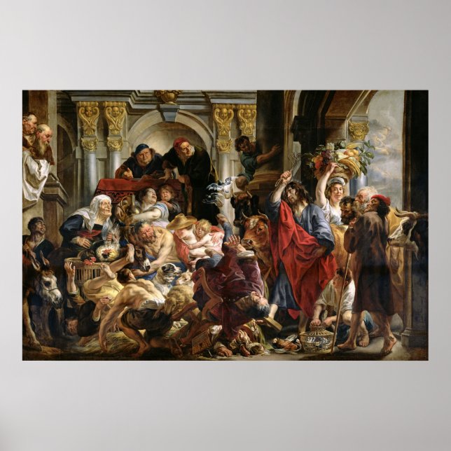 Póster Christ Driving the Merchants from the Temple (Frente)