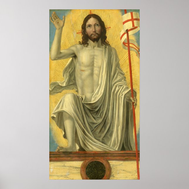 Póster Christ Risen - Poster Bella Artes de Bergognone (Frente)