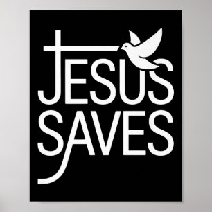 Póster Christan Jesus Saves Premium
