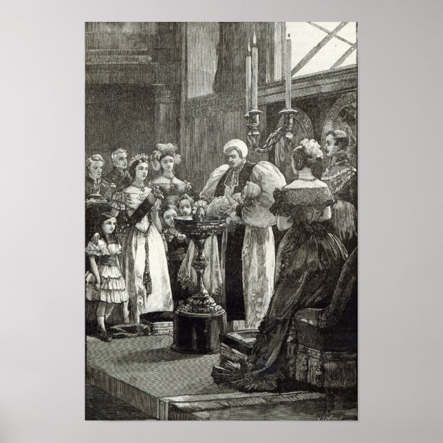 Póster Christening de la Princesa Louise (Frente)