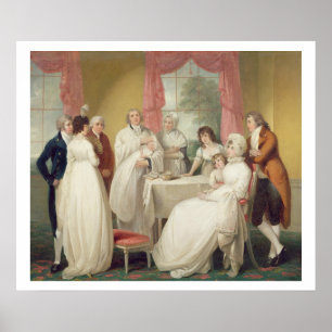 Póster Christening of the Heir, c.1799 (aceite sobre lien