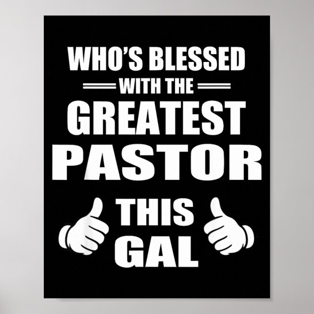 Póster Christian Faith Church Fellowship Congregation Pas (Frente)