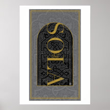 CHRISTIAN FAITH SOLA SOLA POSTER DE LA FIDE