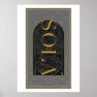 PÓSTER CHRISTIAN FAITH SOLA SOLA POSTER DE LA FIDE