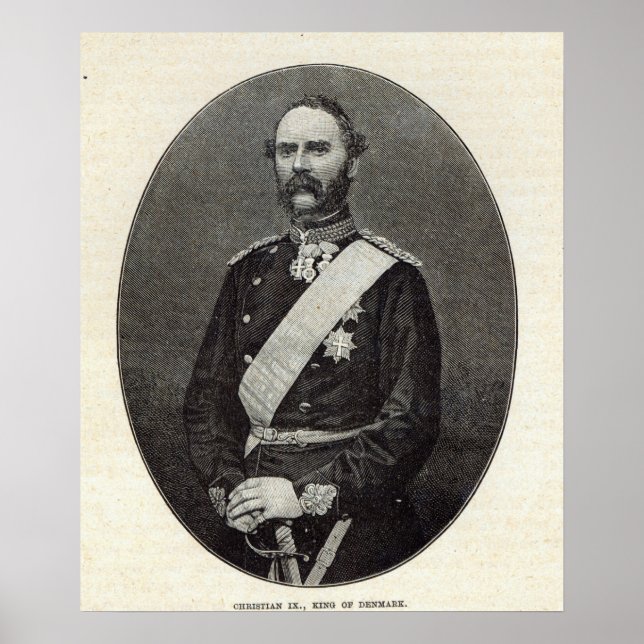 Póster Christian IX, King of Denmark (Frente)