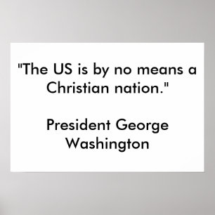 Póster Christian nation