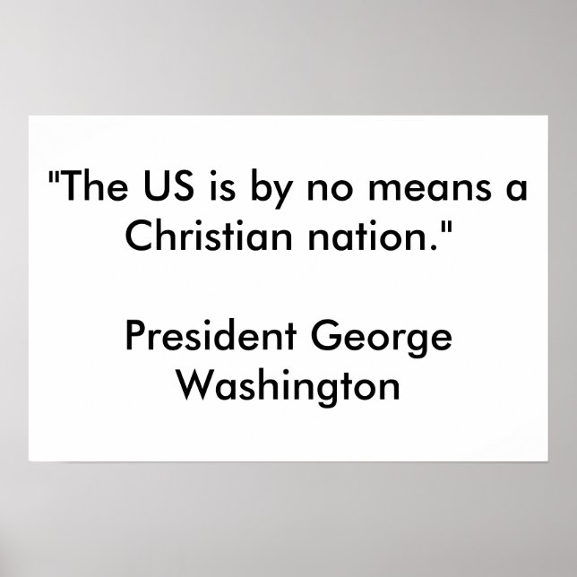 Póster Christian nation (Frente)