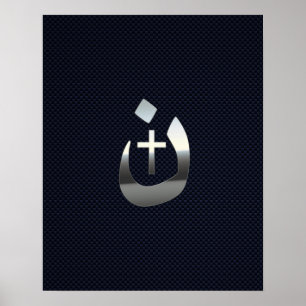 Póster Christian Nazarene Solidarity on Carbon