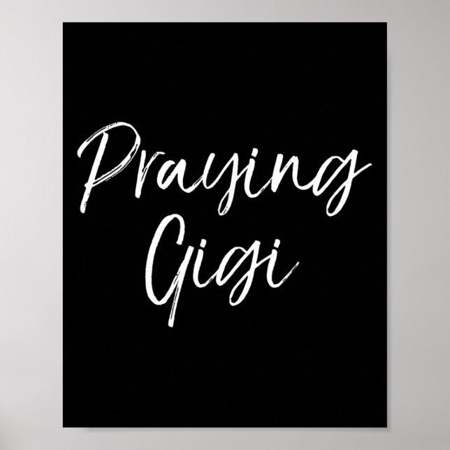 Póster Christian Prayer Mother's Day Gift For Grandma Pra (Frente)