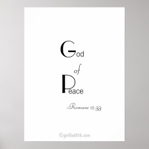 Póster Christian Quotes gotGod316.com Wall Art