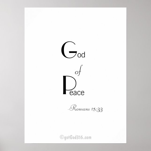 Póster Christian Quotes gotGod316.com Wall Art (Frente)