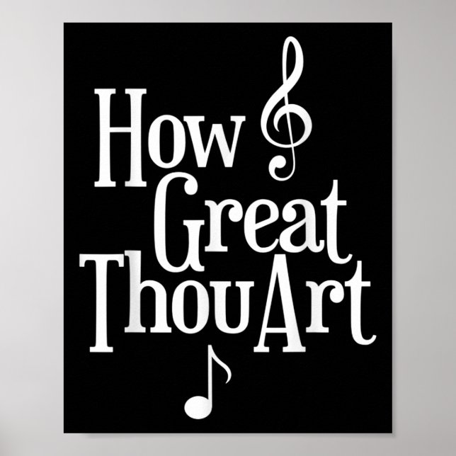 Póster Christian S How Great You Art (Frente)