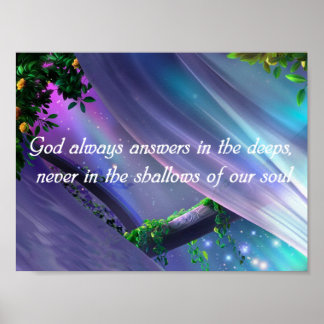 Póster Christian Saying Poster