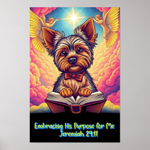 Póster Christian Yorkie Abrazando Su Propósito Para Mí