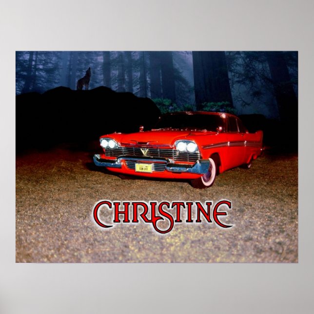 Póster Christine Plymouth Fury 1958 (Frente)