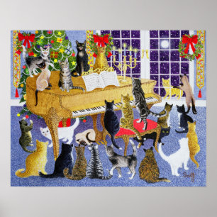 Póster Christmas Chorus