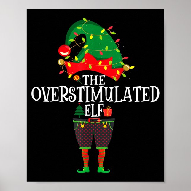 Póster Christmas Elf Family Matching Group The Elf Overst (Frente)