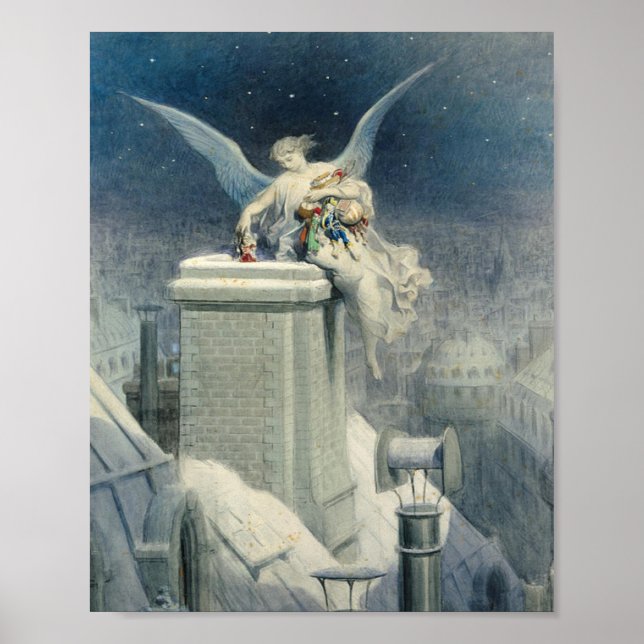 Póster Christmas Eve - Gustave Dore (Frente)