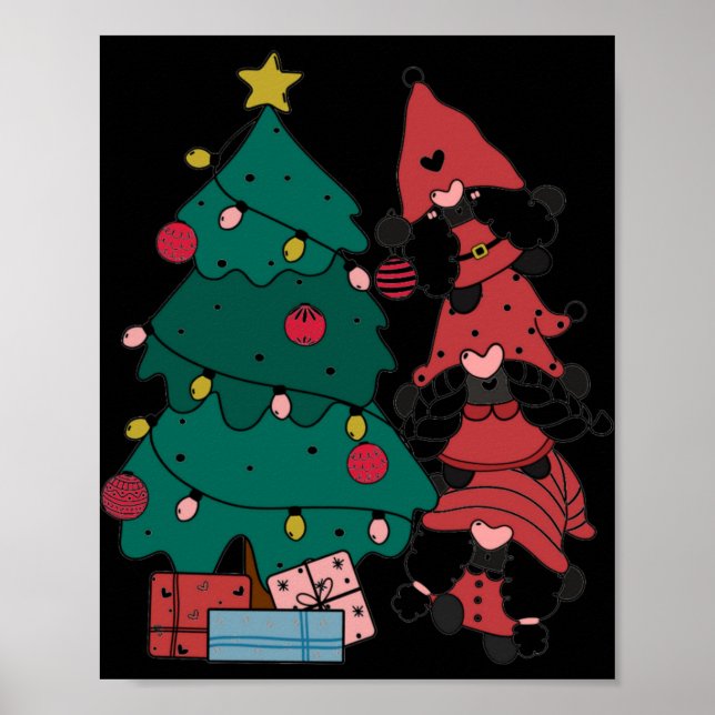 Póster Christmas Gnomes Toddler T Shirt  (Frente)