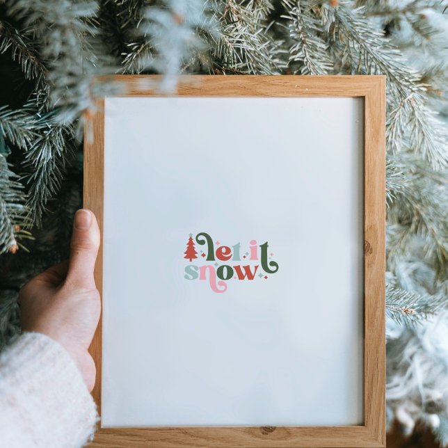 Póster Christmas Holiday Let It Snow Poster (Subido por el creador)