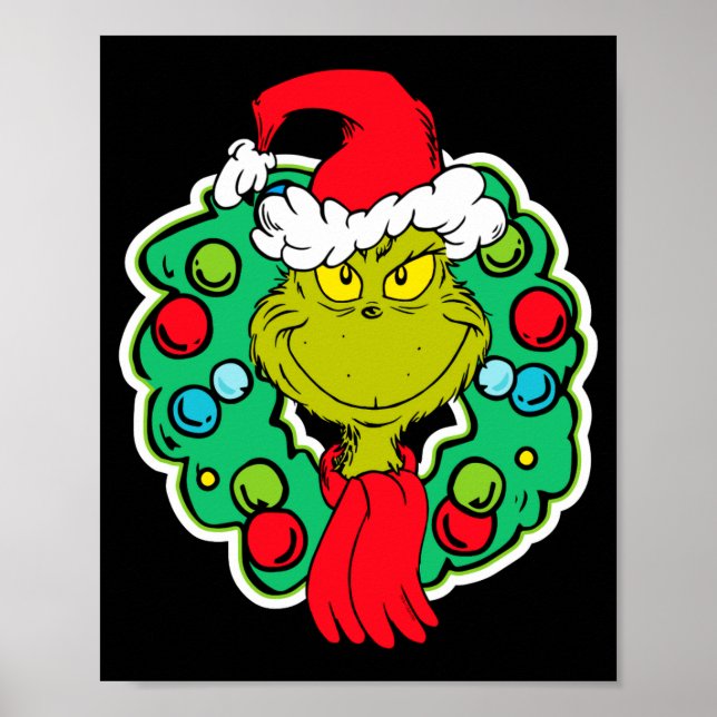 Póster Christmas Holiday Wreath  (Frente)