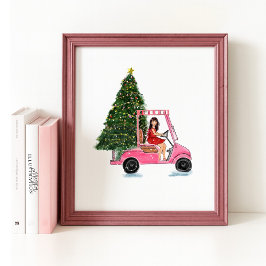 Póster Christmas illustration 