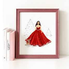 Póster Christmas Illustration