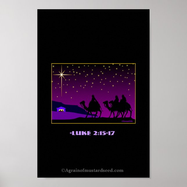 Póster Christmas Jesus (Frente)