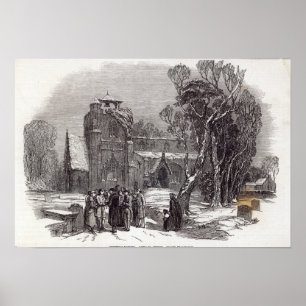 Póster Christmas morning: Going to Church