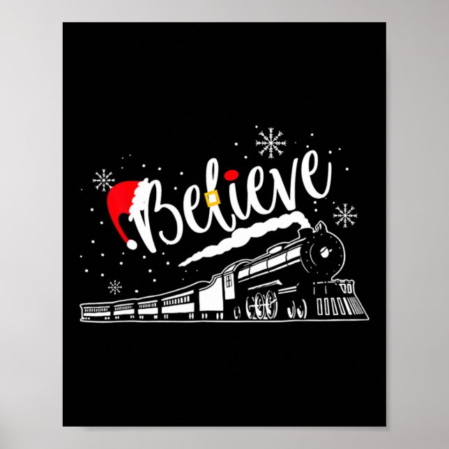 Póster Christmas North Pole Polar Express All Abroad Xmas (Frente)