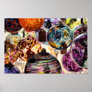 Póster Christmas Ornaments Glass -Poster