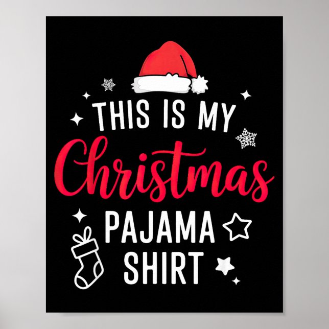 Póster Christmas Pj Pajama Pjs  (Frente)