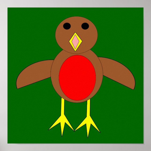 Póster Christmas Robin Poster (Frente)