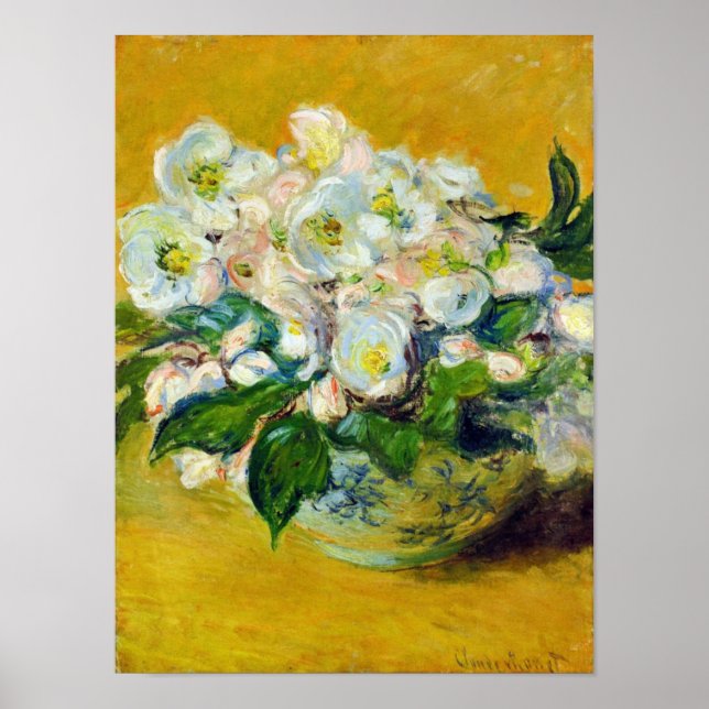 Póster Christmas Roses (by Claude Monet) (Frente)